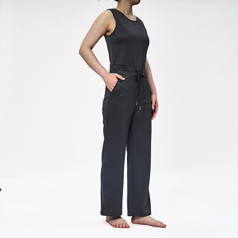 Ermeløs enkel jumpsuit