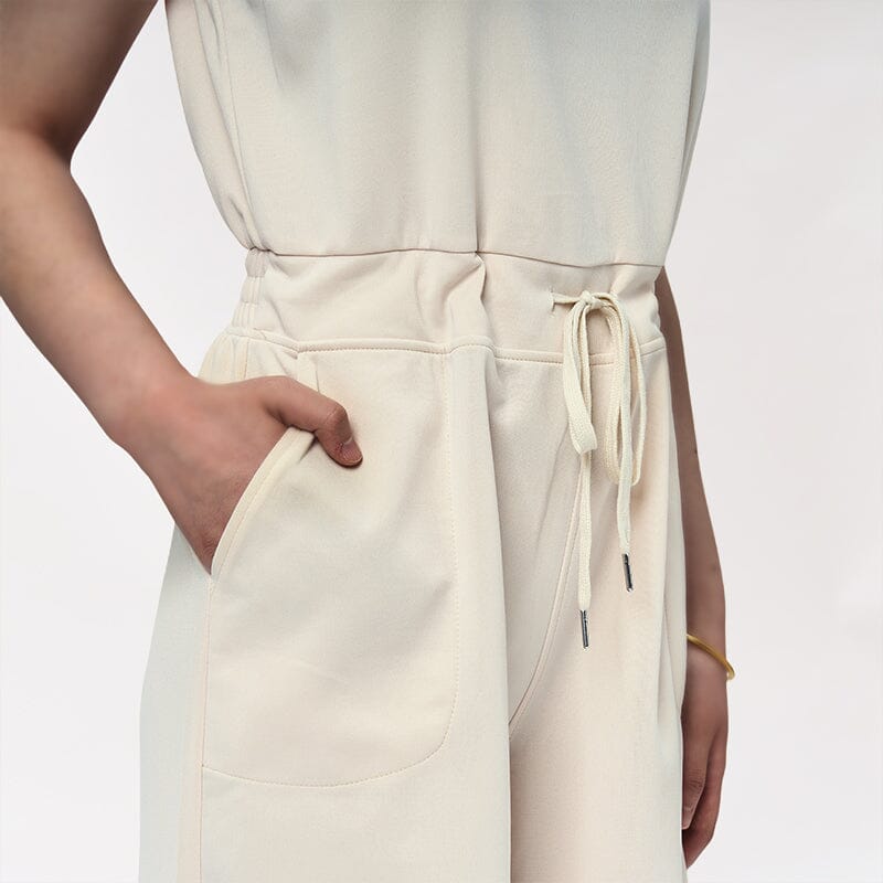 Ermeløs enkel jumpsuit