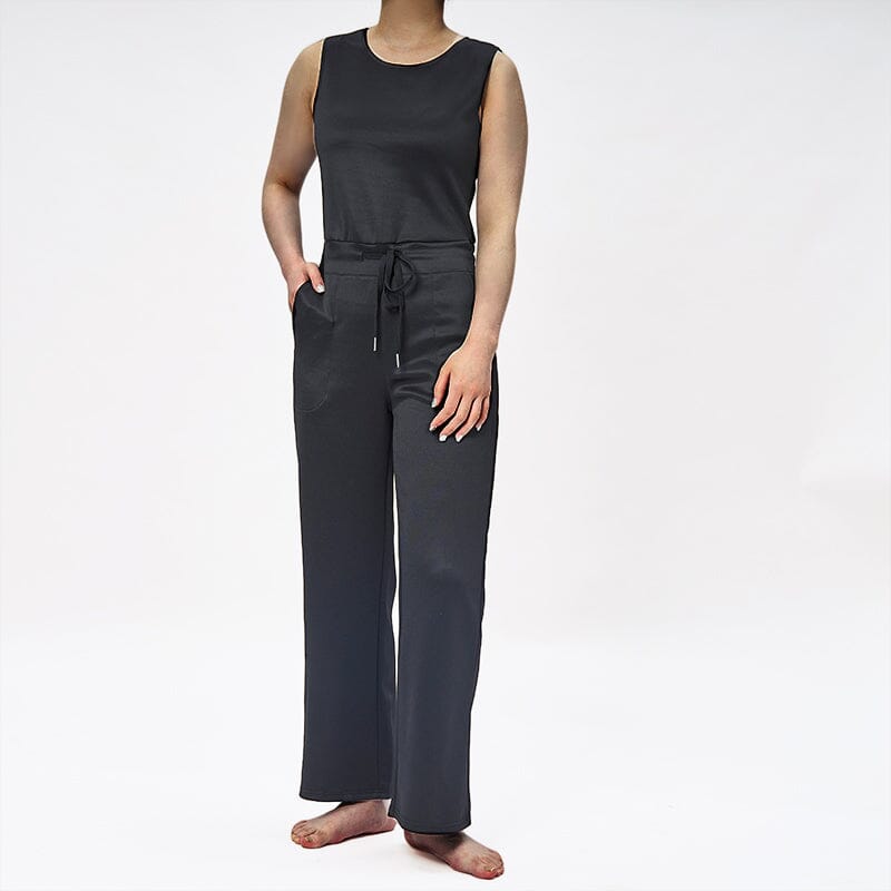 Ermeløs enkel jumpsuit