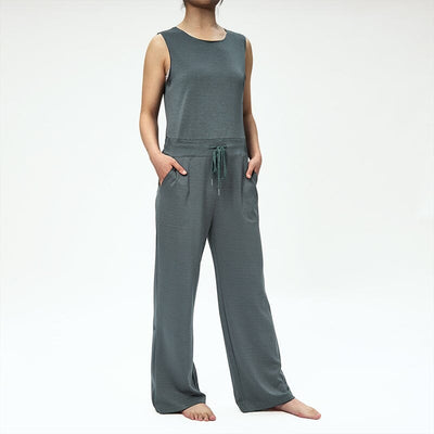 Ermeløs enkel jumpsuit