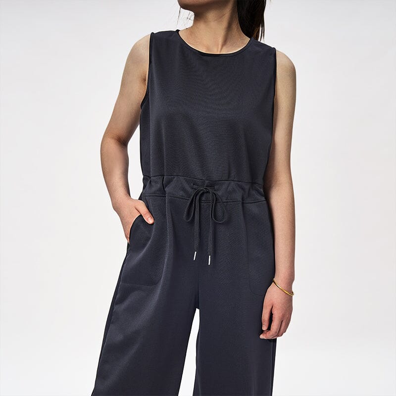 Ermeløs enkel jumpsuit