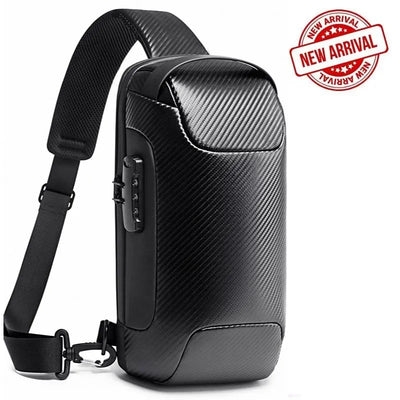 Sikker vanntett crossbody-veske med USB-tilkobling - med stilig anti-tyveri design