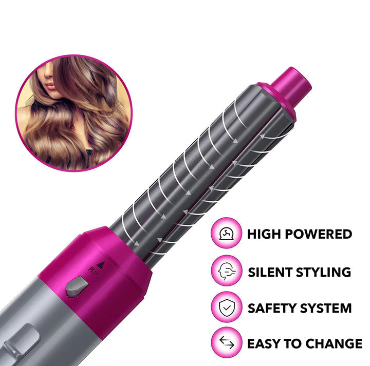 5 in 1 Magic Hair Styler -  Modellerer håret uten å skade det