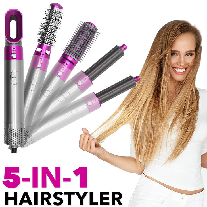 5 in 1 Magic Hair Styler -  Modellerer håret uten å skade det