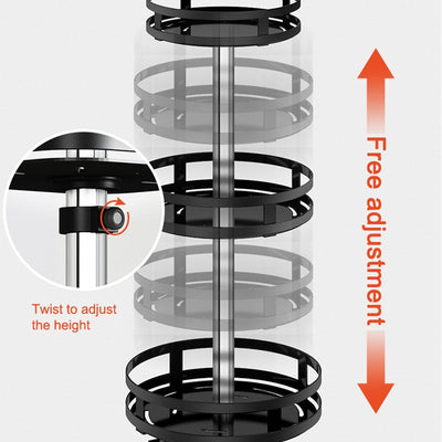 360° Roterende Organizer - Multifunksjonell for kjøkken, kosmetikk eller bad