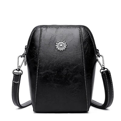 Minisnygg Crossbody-Väska i mjukt läder